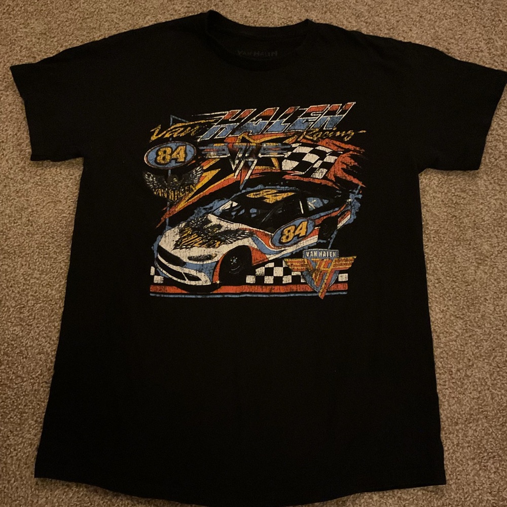 Racing Van Halen Black T-Shirt